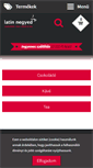 Mobile Screenshot of latinnegyed.hu